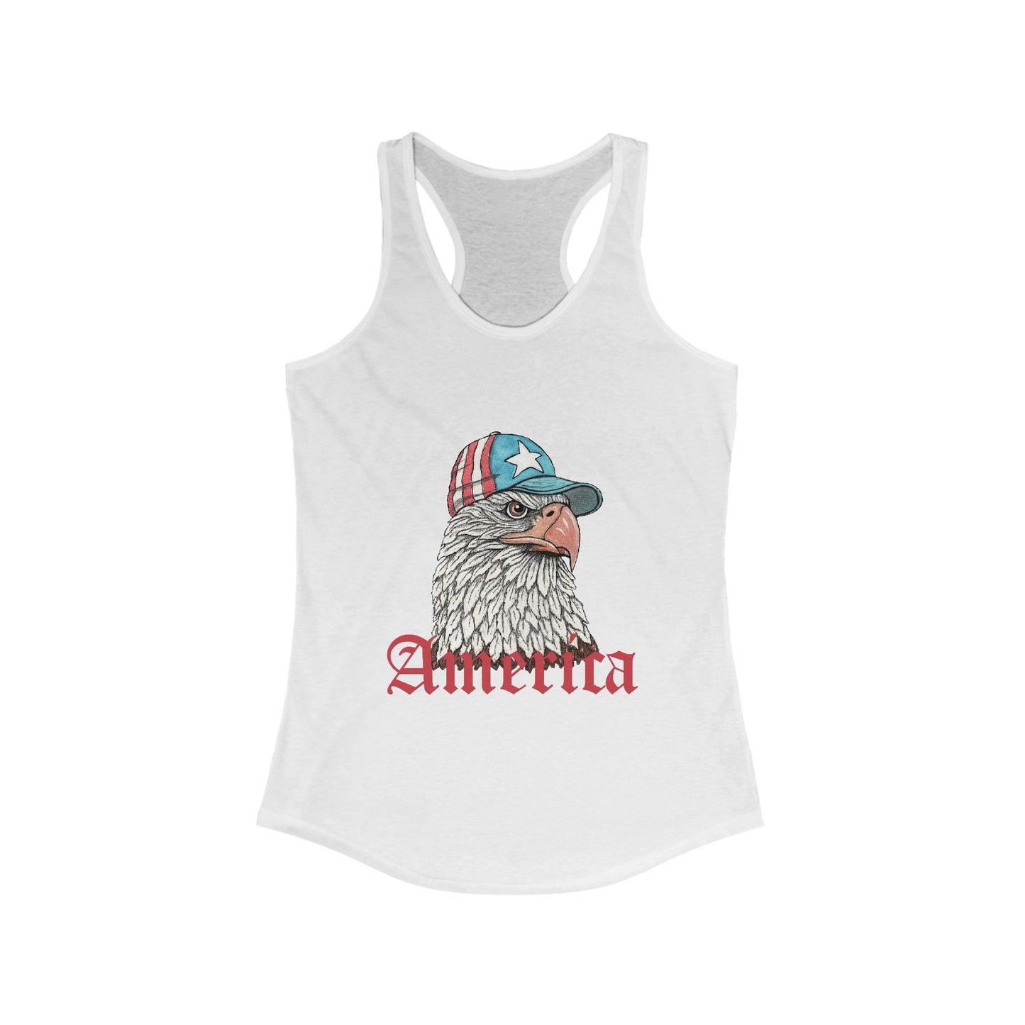 America Women's Ideal Racerback Tank