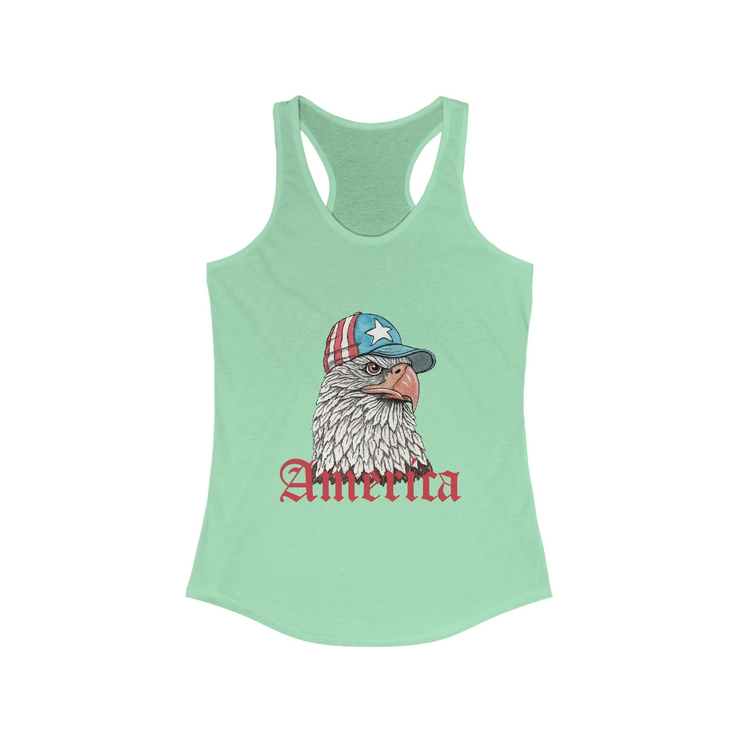 America Women's Ideal Racerback Tank