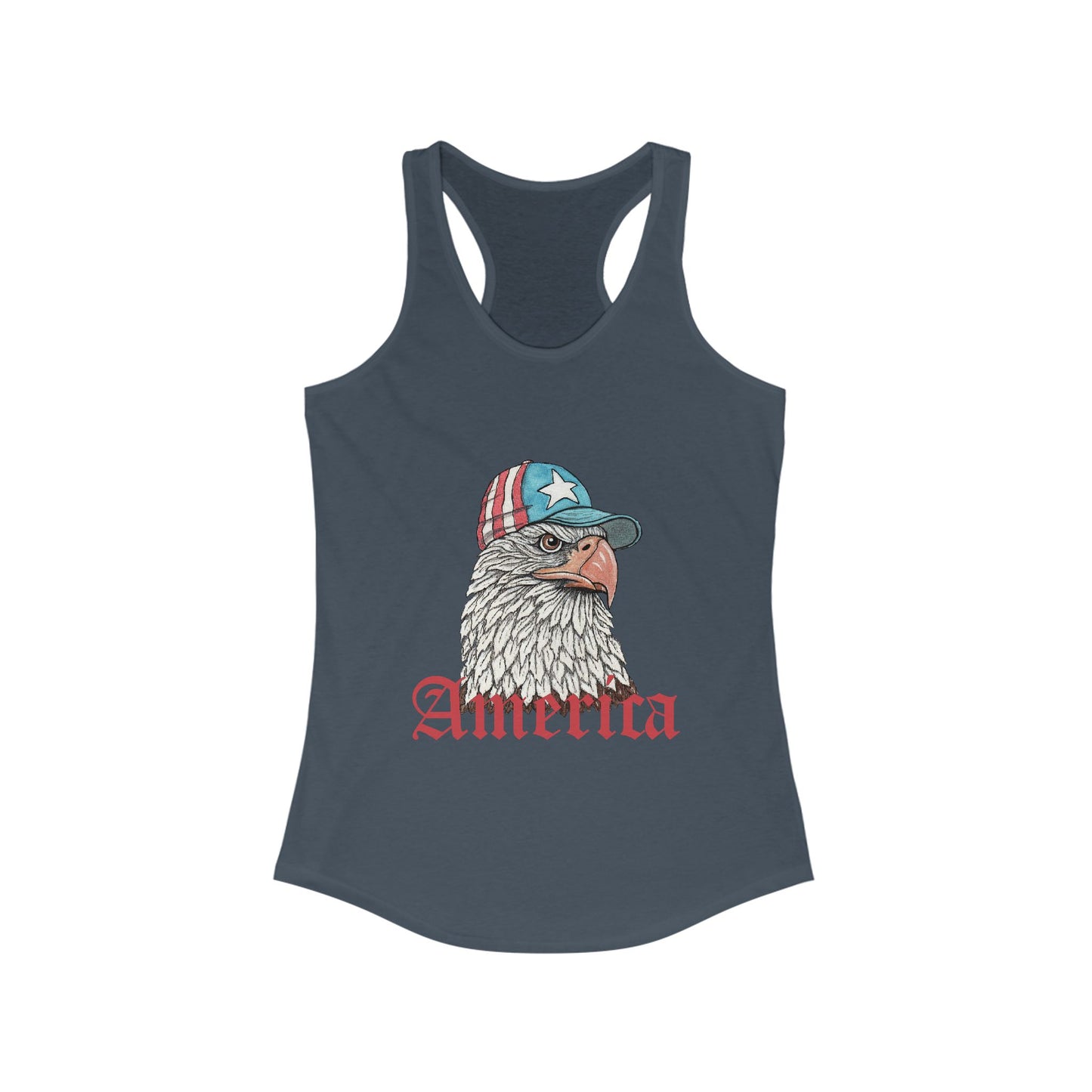 America Women's Ideal Racerback Tank