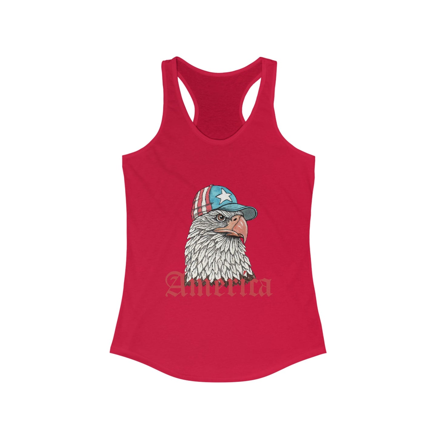 America Women's Ideal Racerback Tank