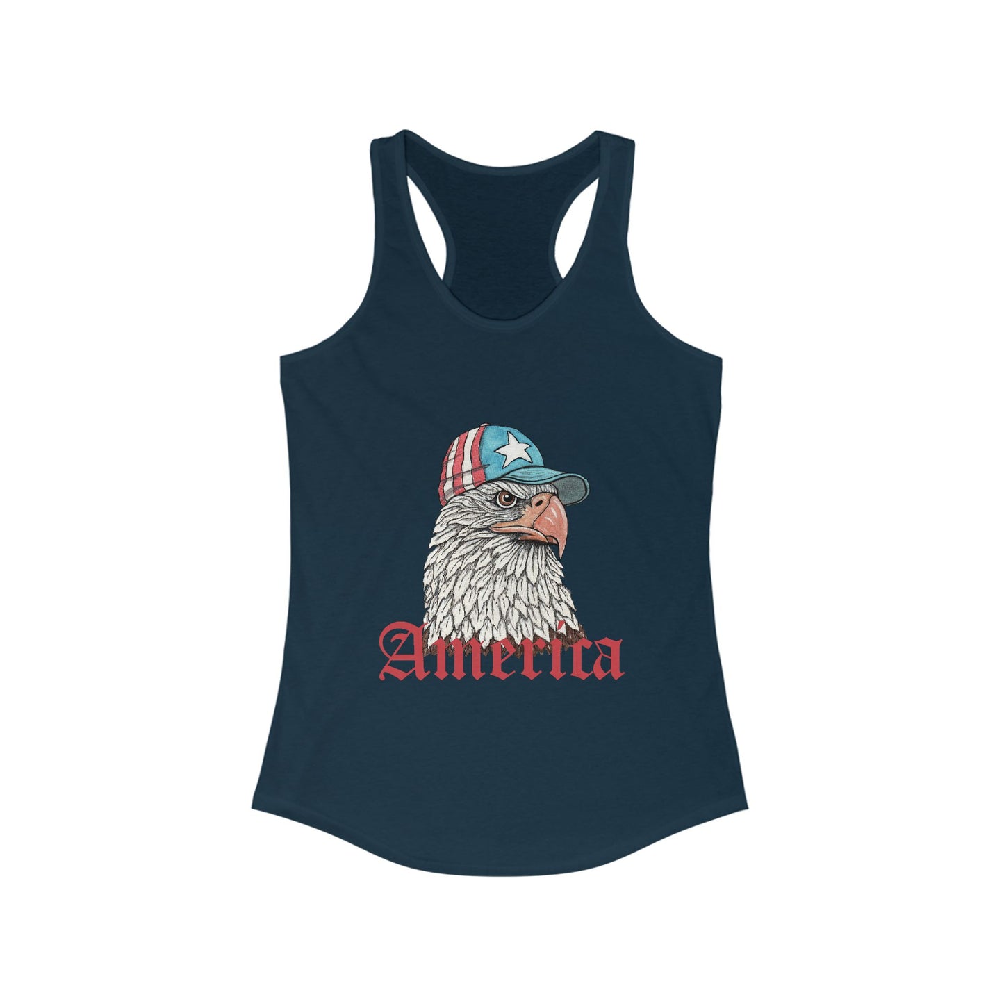 America Women's Ideal Racerback Tank