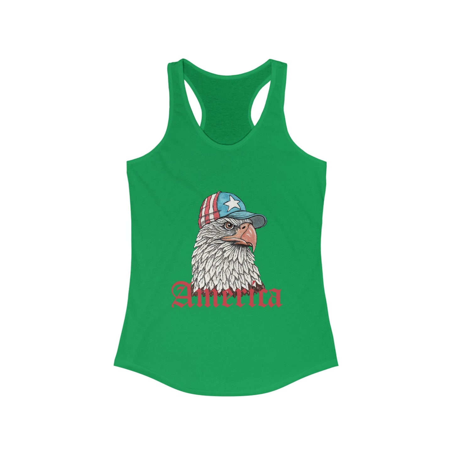 America Women's Ideal Racerback Tank