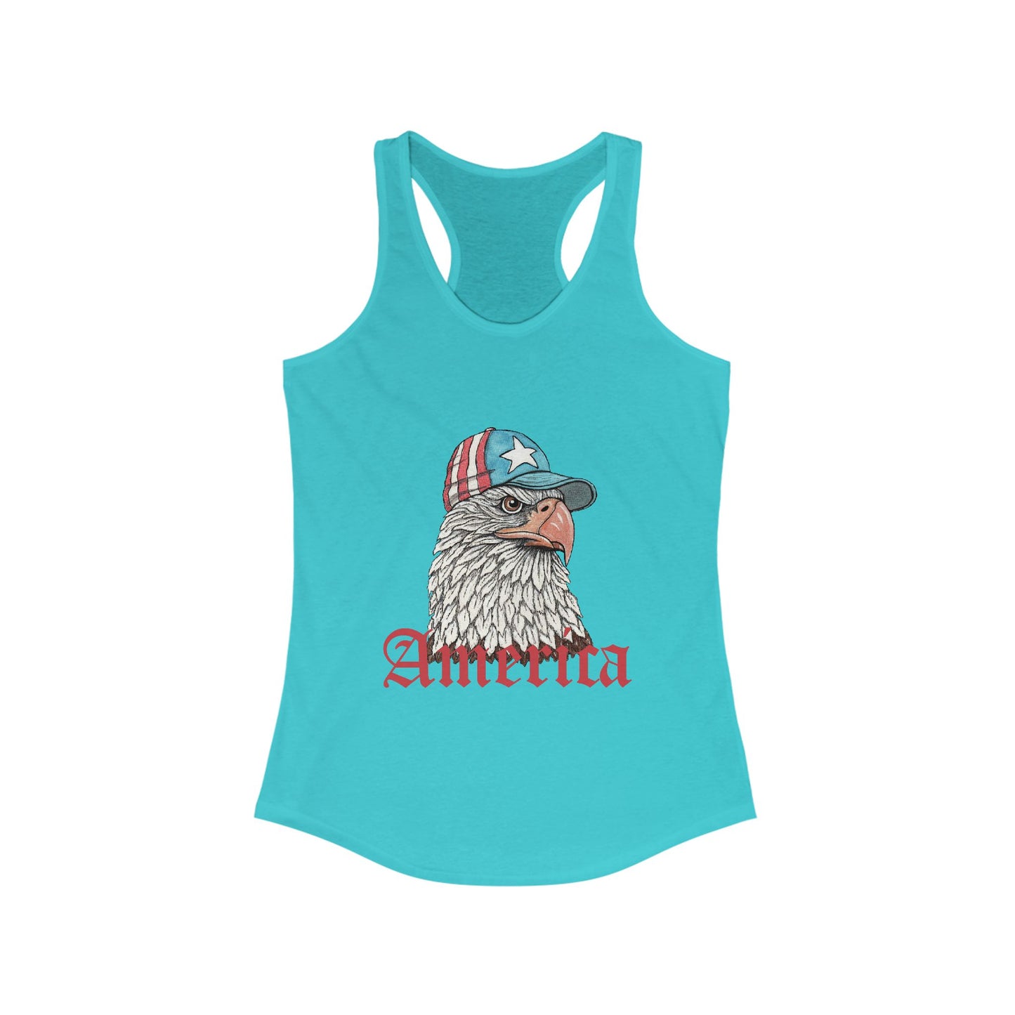 America Women's Ideal Racerback Tank