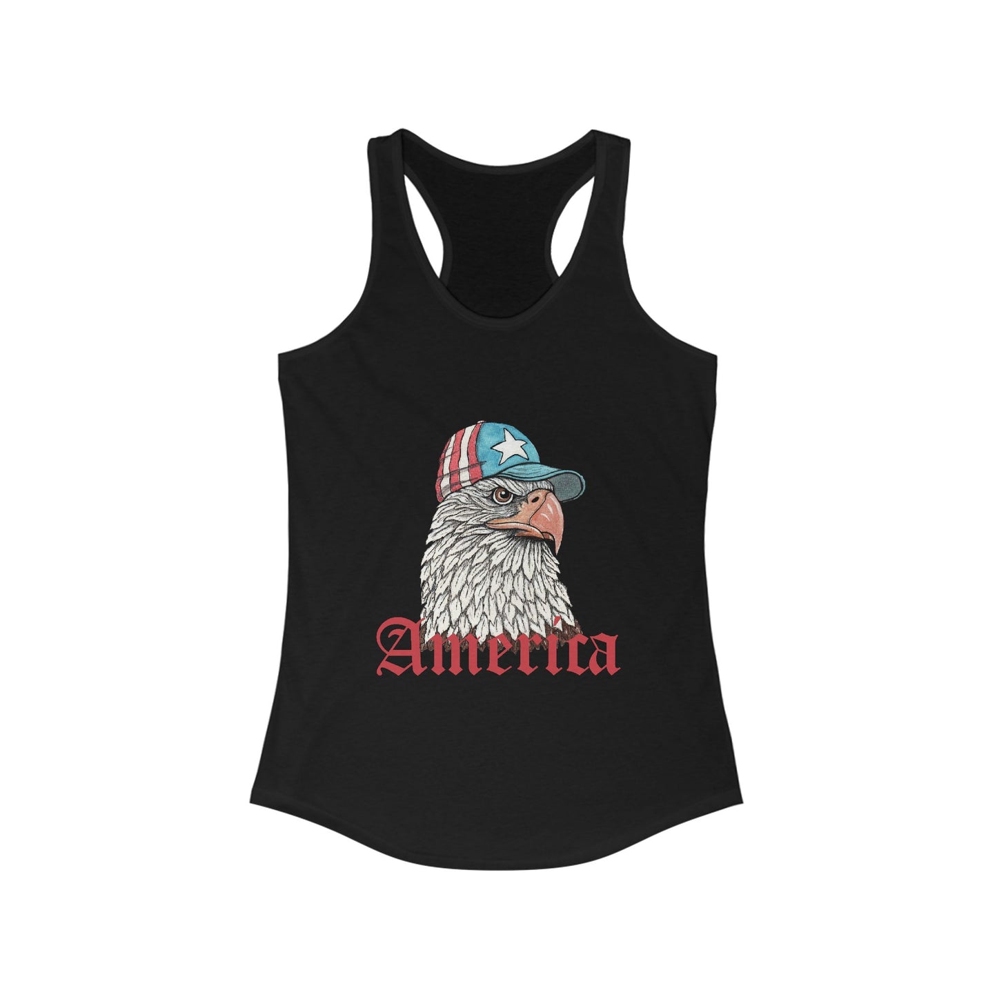America Women's Ideal Racerback Tank