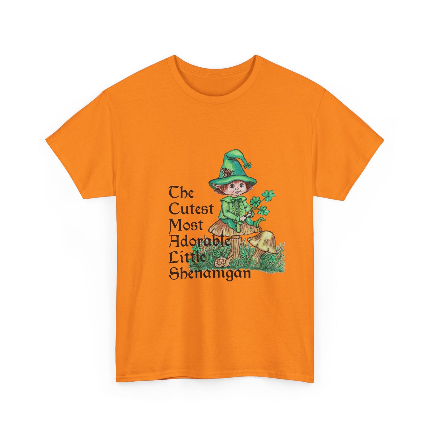 Cutest Leprechaun Unisex Heavy Cotton Tee