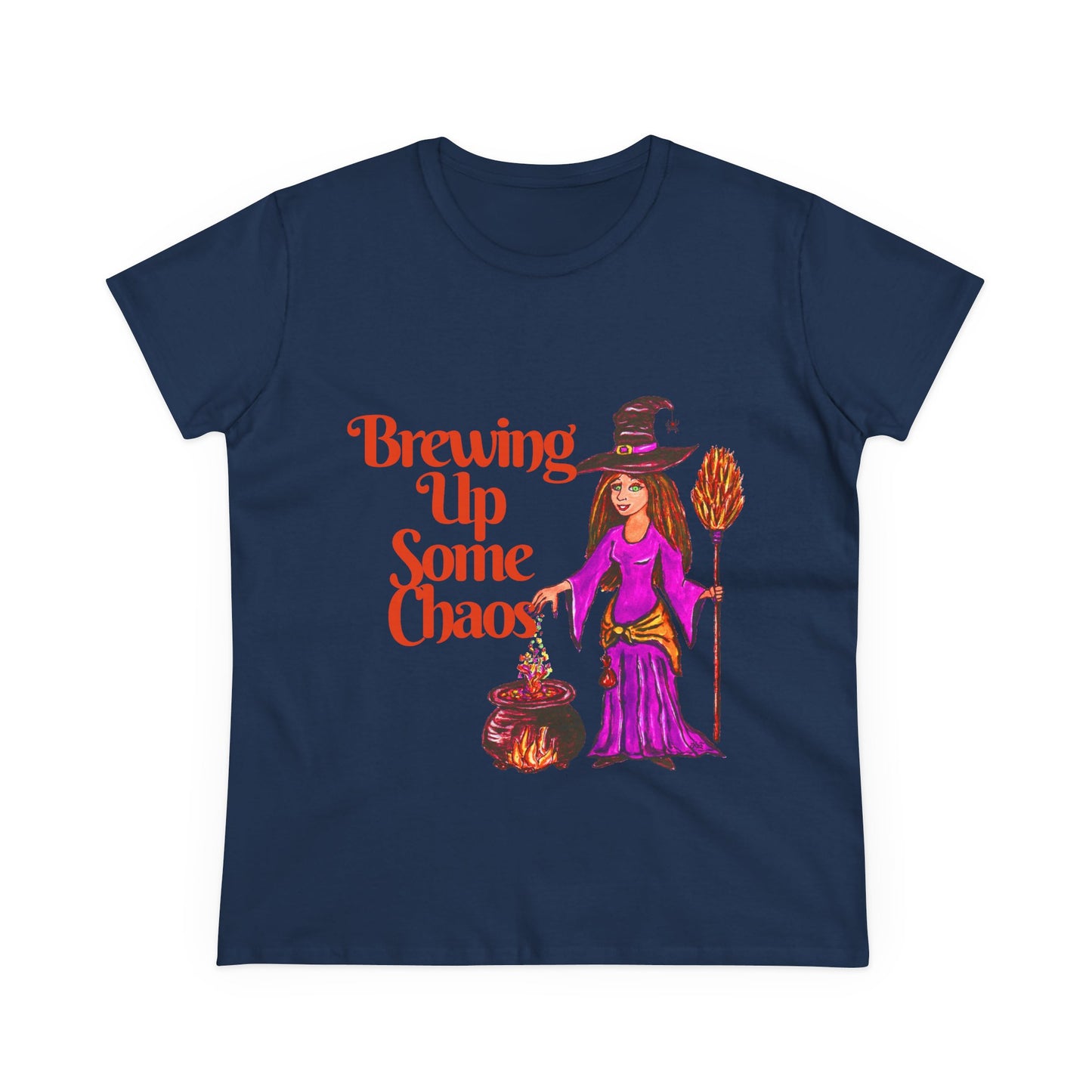 Brewing Up Some Chaos Women's Midweight Cotton Tee