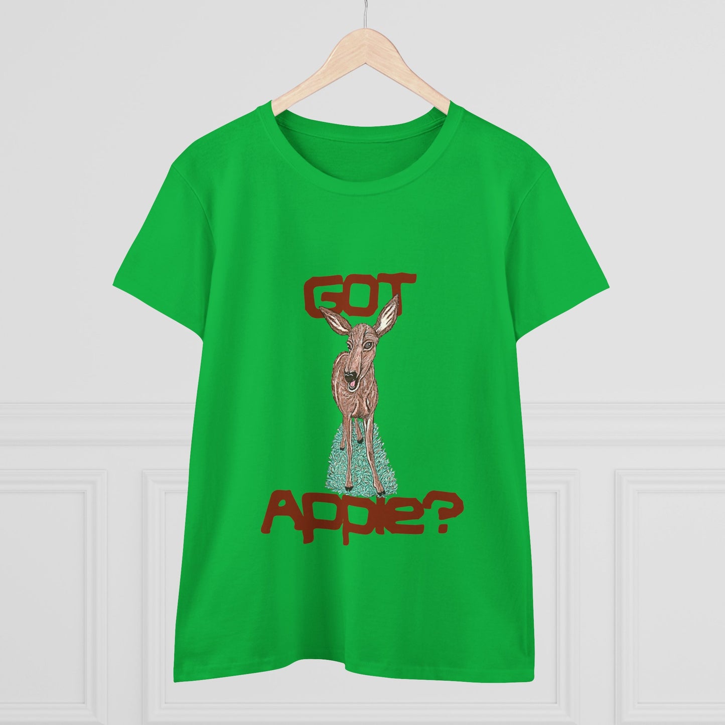 Got Apple? Women's Midweight Cotton Tee
