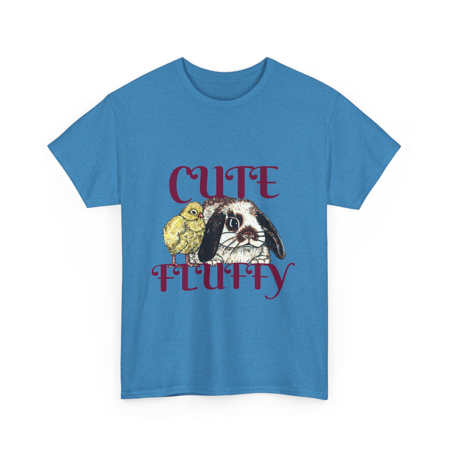 Cute and Fluffy Unisex Heavy Cotton Tee