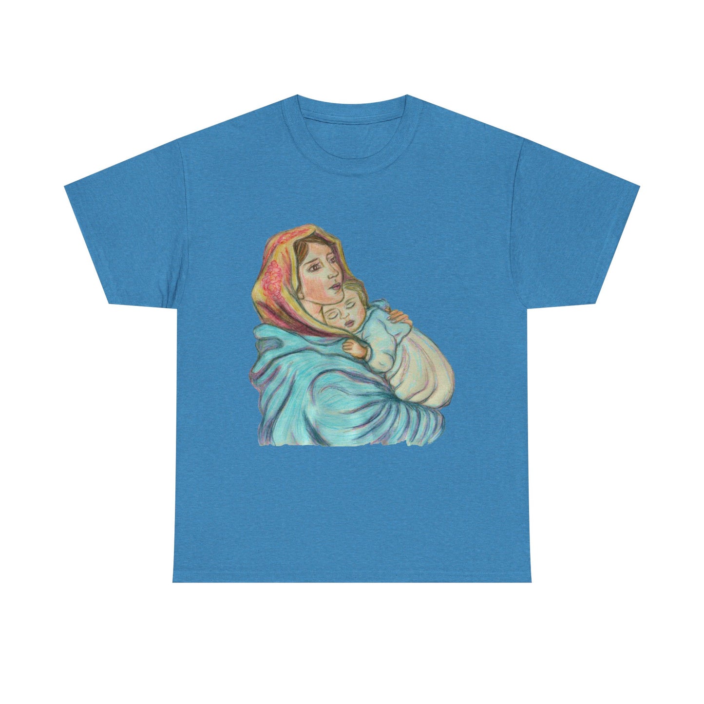 Mother and Child Unisex Heavy Cotton Tee
