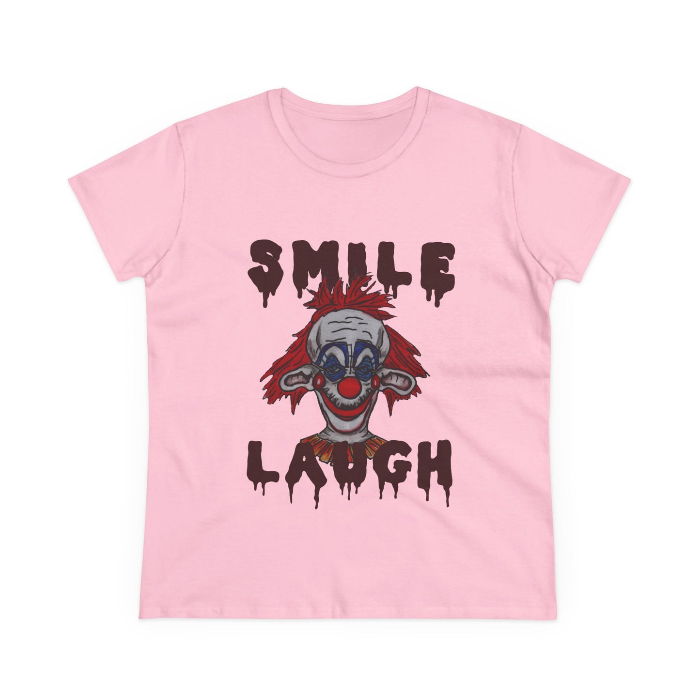 Smile, Laugh Women's Midweight Cotton Tee