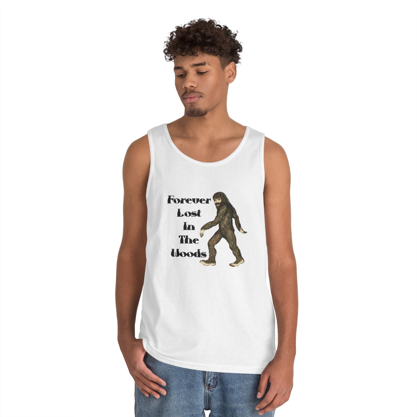 Lost in the Woods Unisex Heavy Cotton Tank Top