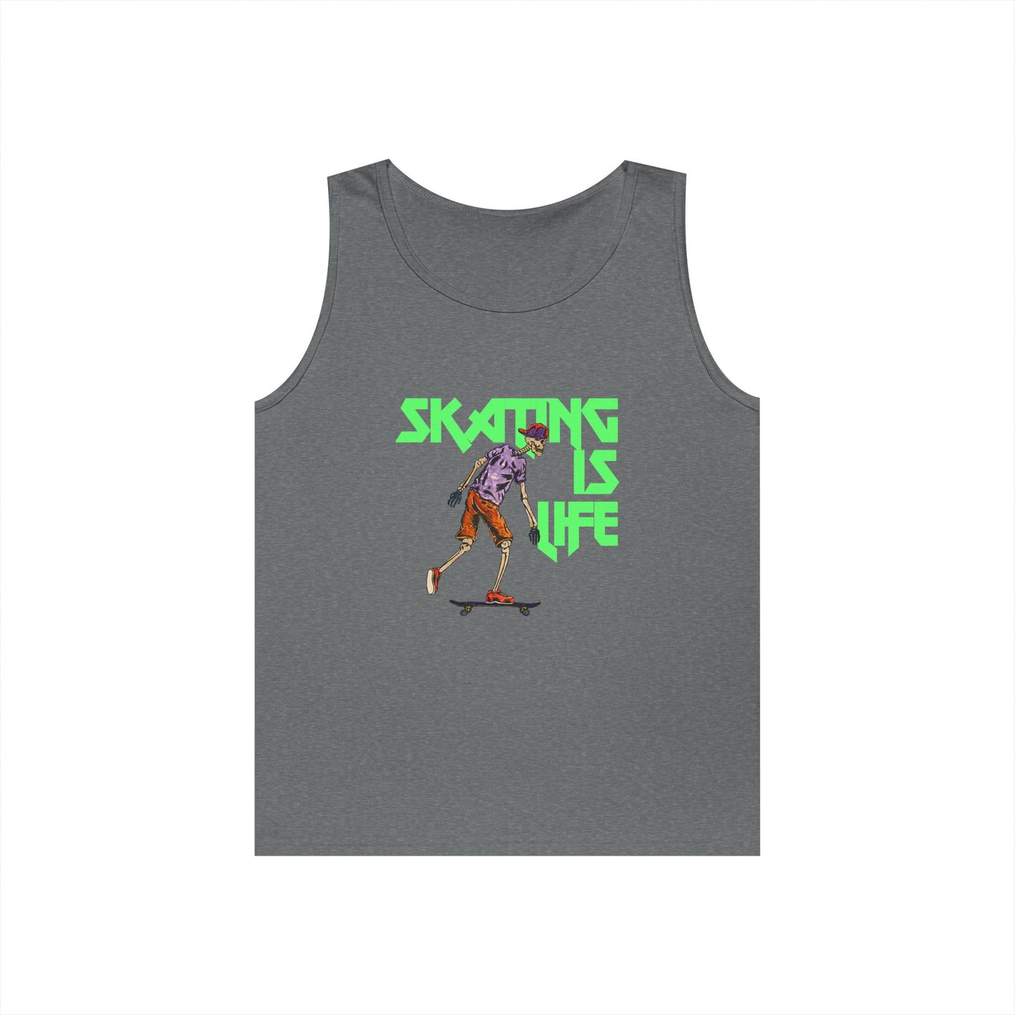 Skating is Life Unisex Heavy Cotton Tank Top