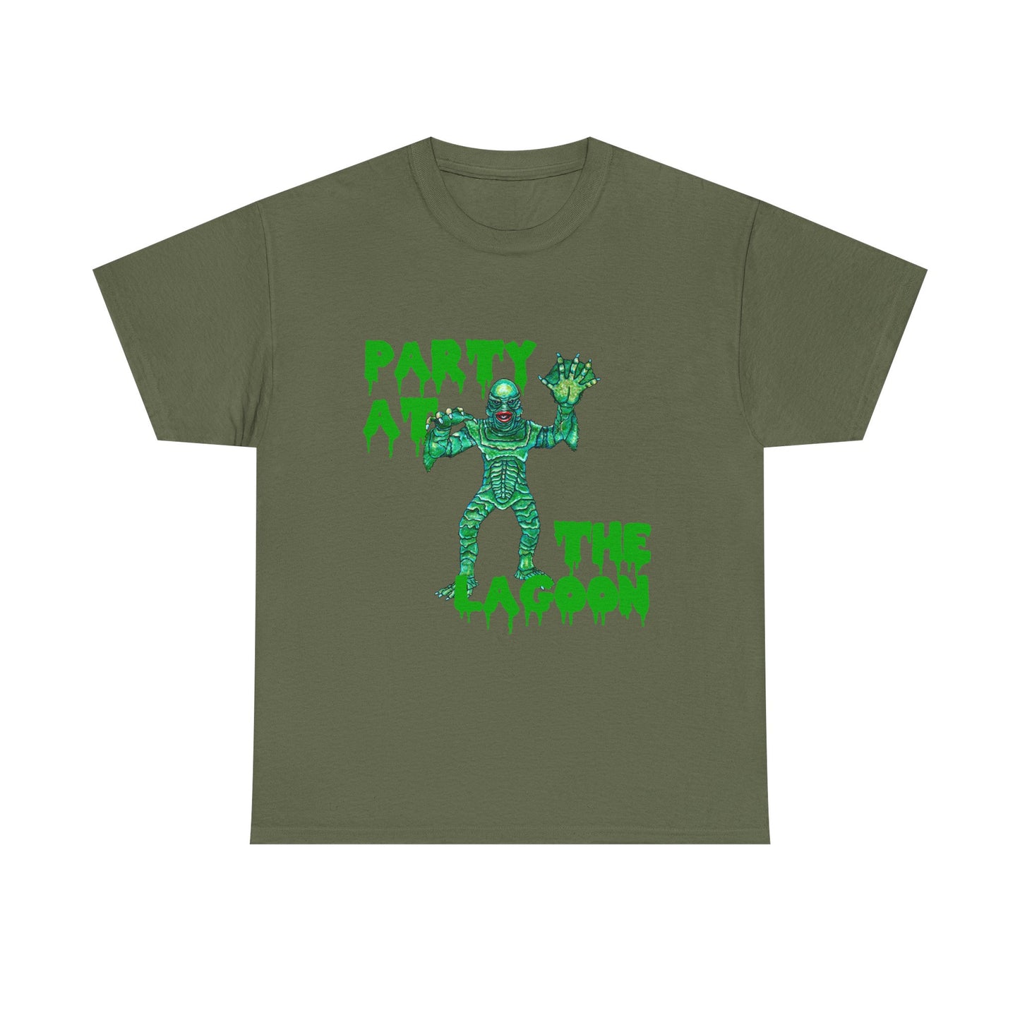 Party at the Lagoon Unisex Heavy Cotton Tee