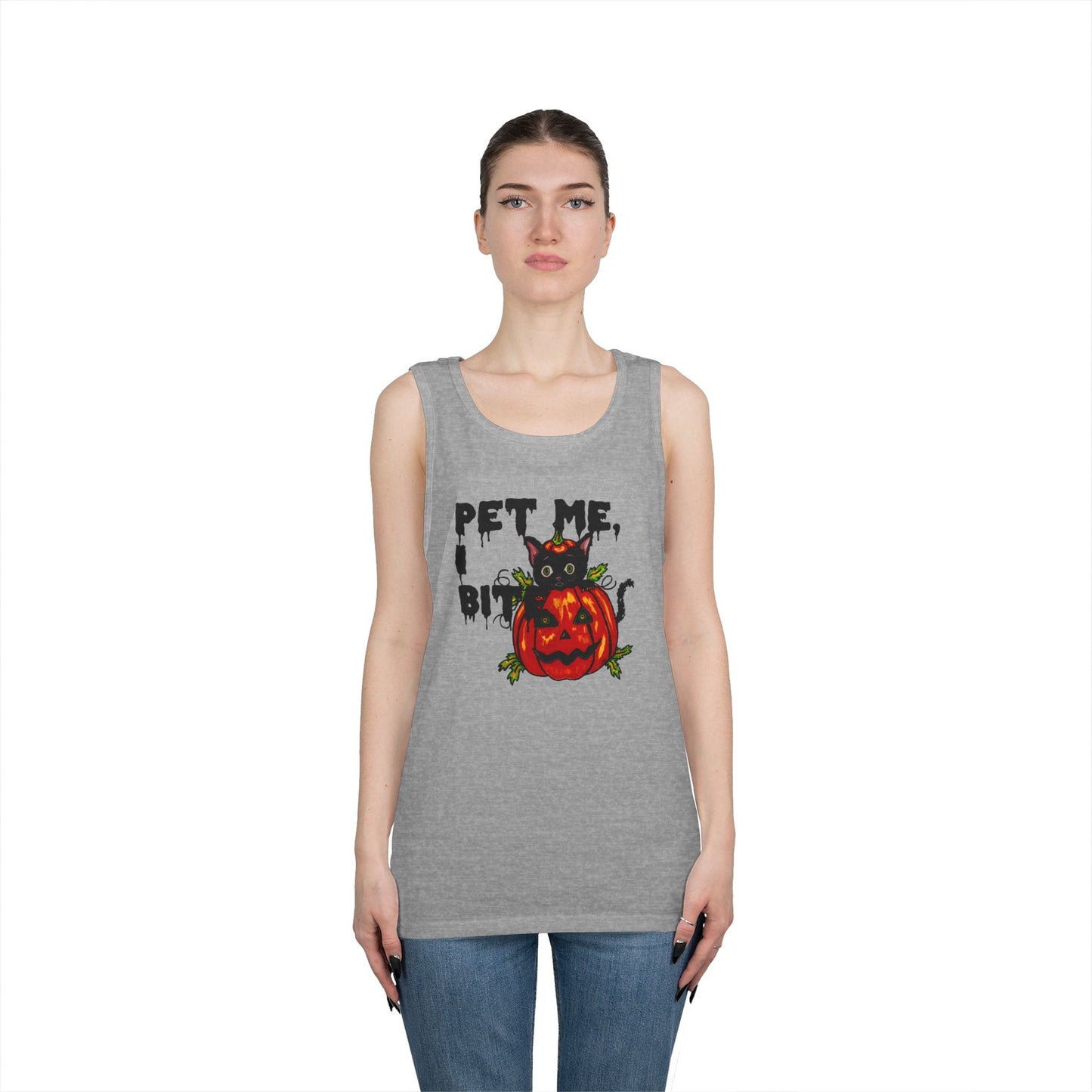 Pet Me Unisex Heavy Cotton Tank Top