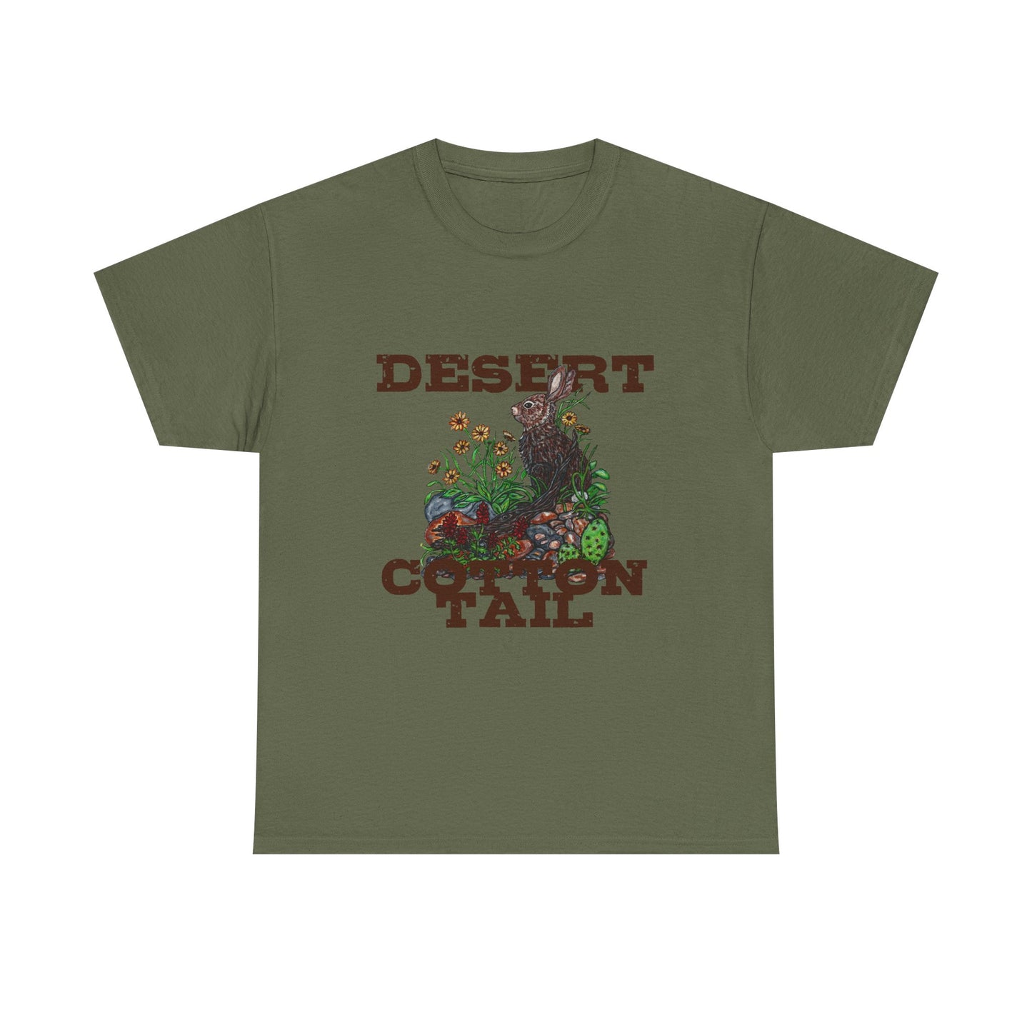Desert Cottontail Unisex Heavy Cotton Tee