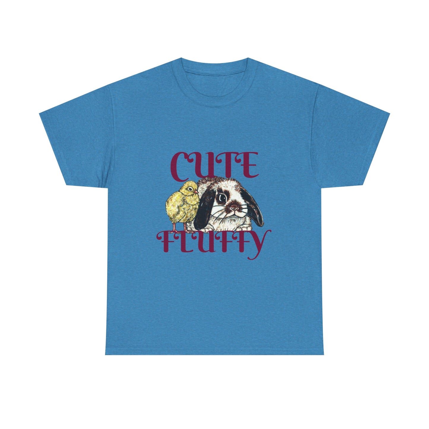 Cute and Fluffy Unisex Heavy Cotton Tee