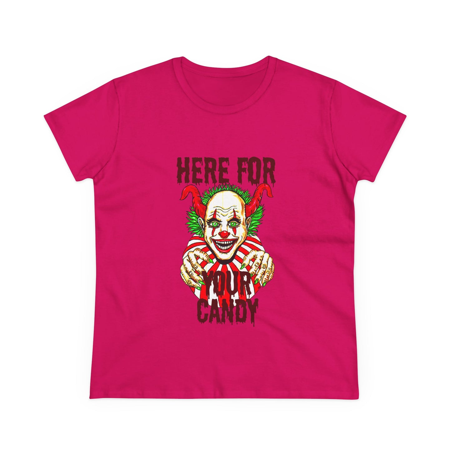 Here for Your Candy Women's Midweight Cotton Tee