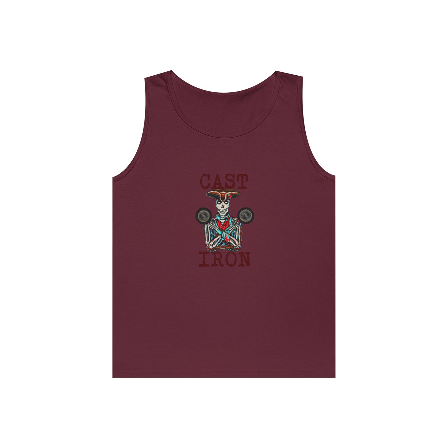 Cast Iron Unisex Heavy Cotton Tank Top