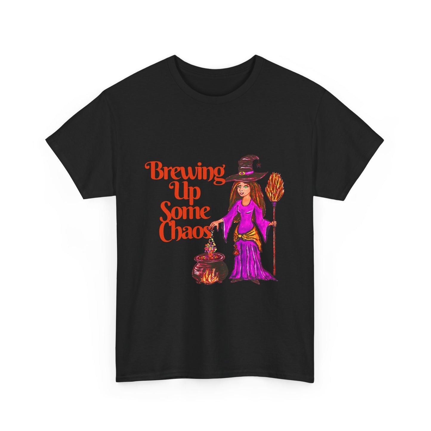 Brewing Up Some Chaos Unisex Heavy Cotton Tee