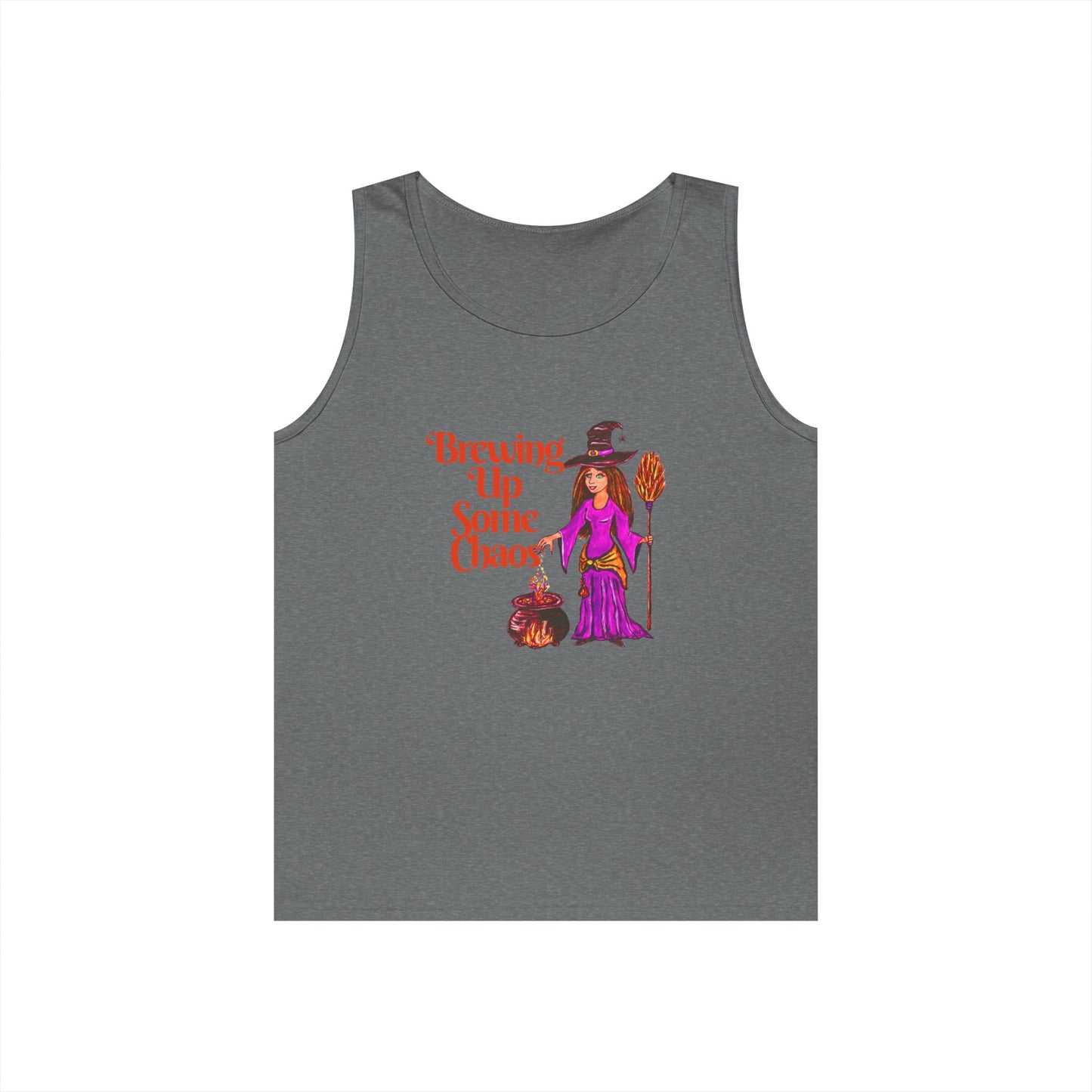 Brewing Up Some Chaos Unisex Heavy Cotton Tank Top