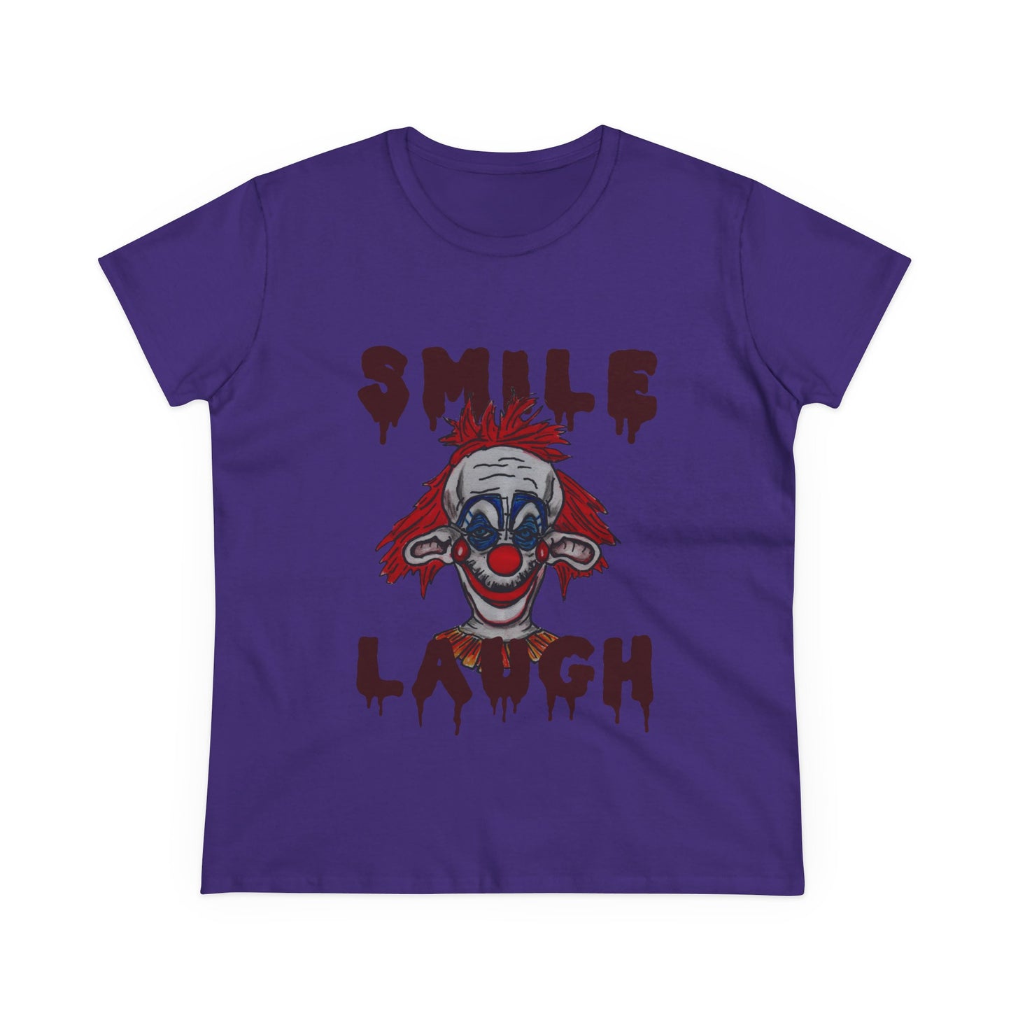 Smile, Laugh Women's Midweight Cotton Tee