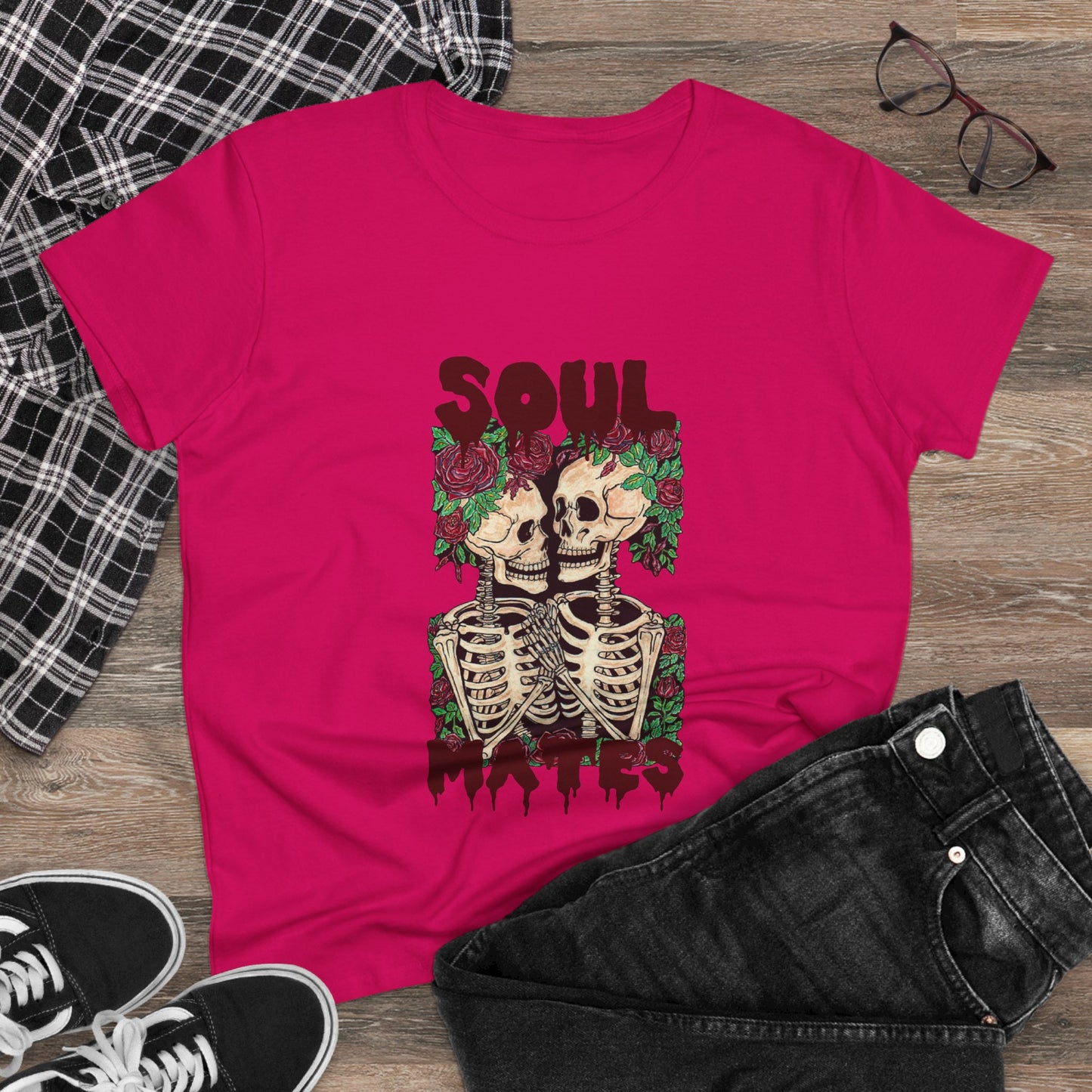 Soul Mates Women's Midweight Cotton Tee