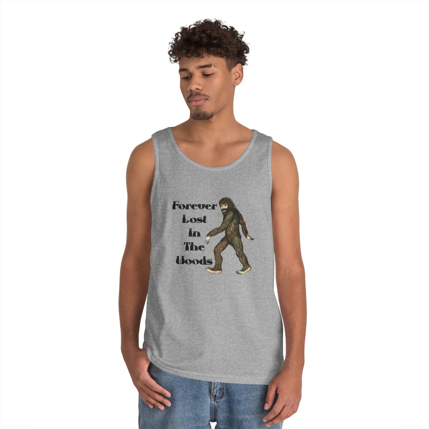 Lost in the Woods Unisex Heavy Cotton Tank Top