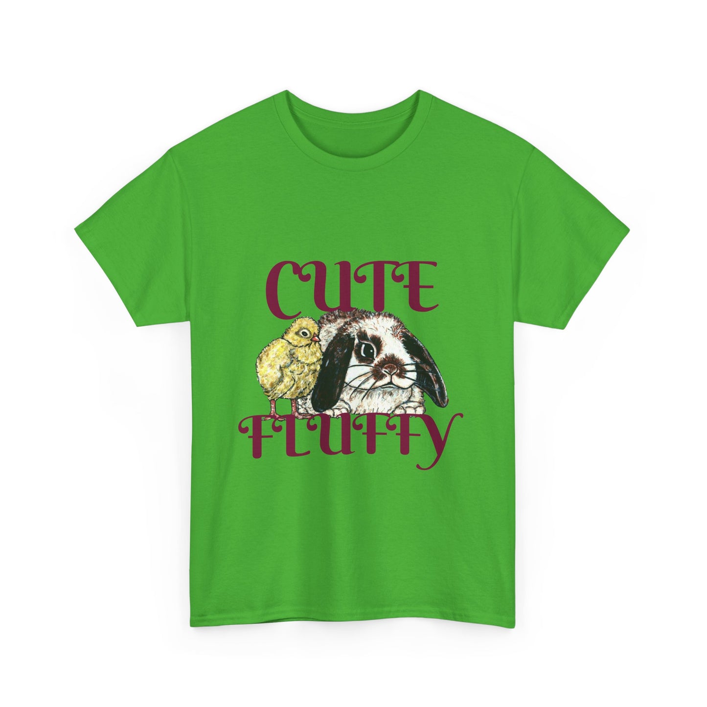 Cute and Fluffy Unisex Heavy Cotton Tee