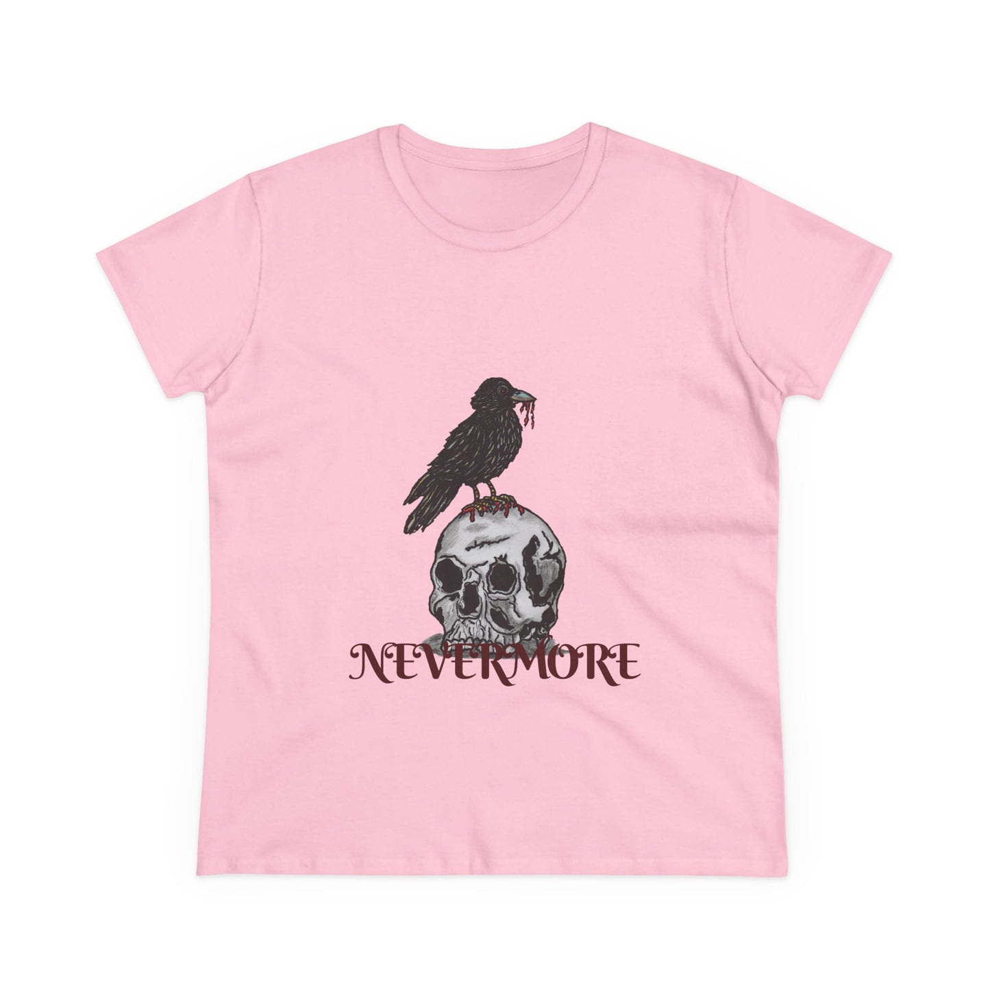 Nevermore Women's Midweight Cotton Tee