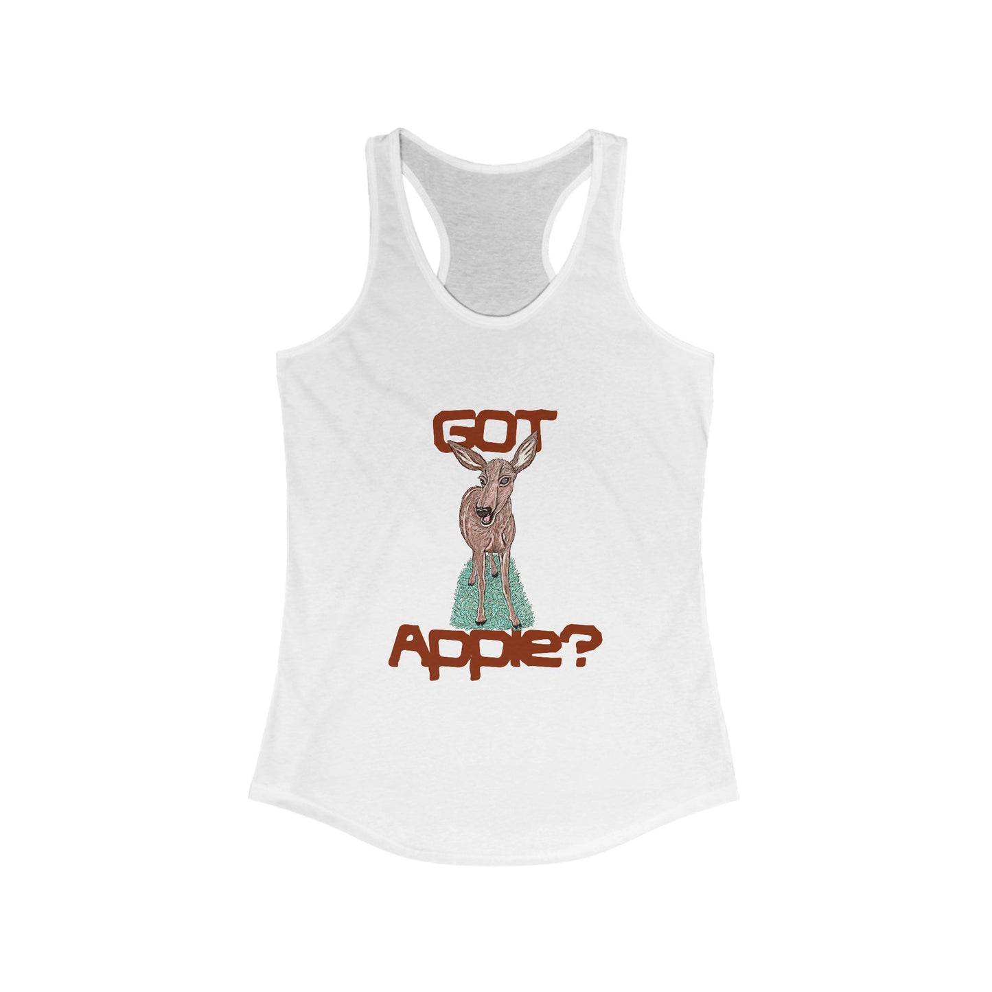 Got Apple? Women's Ideal Racerback Tank