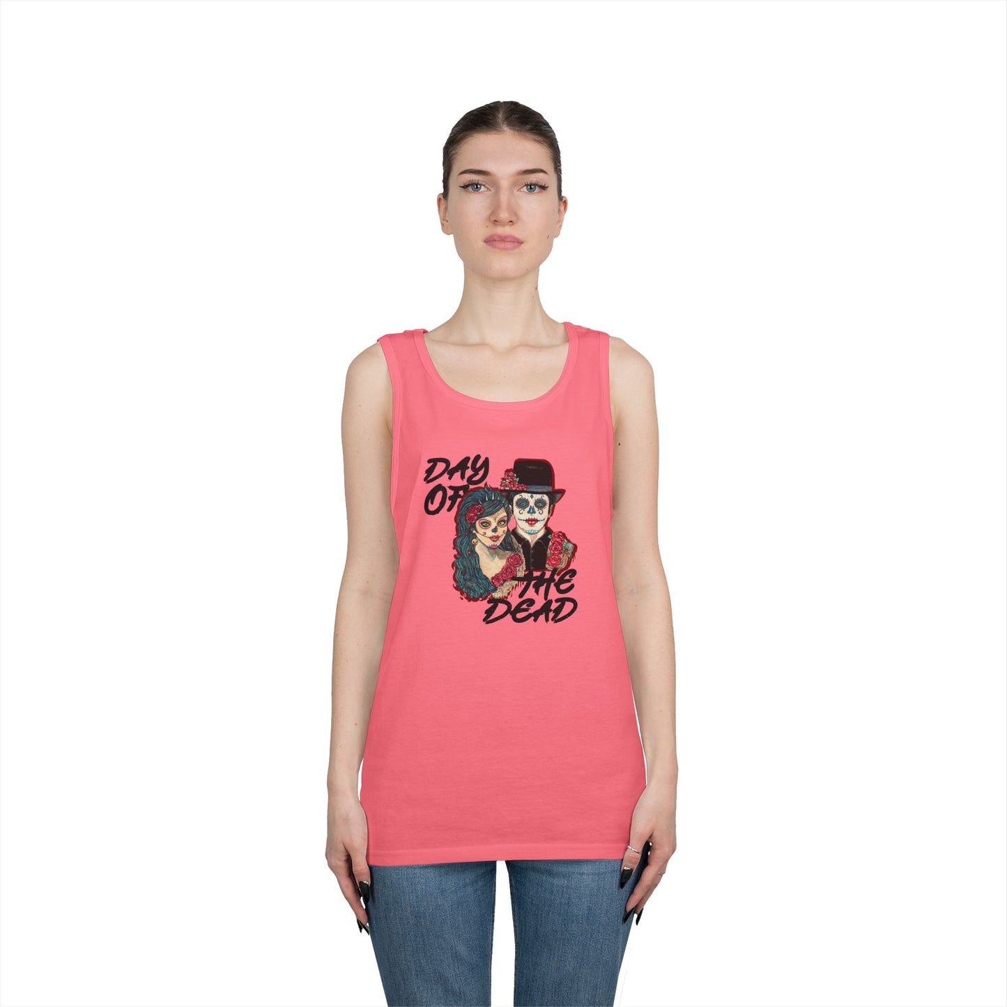 Day of the Dead Unisex Heavy Cotton Tank Top