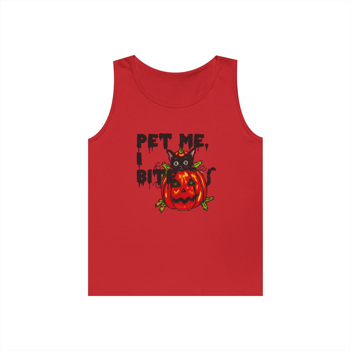Pet Me Unisex Heavy Cotton Tank Top