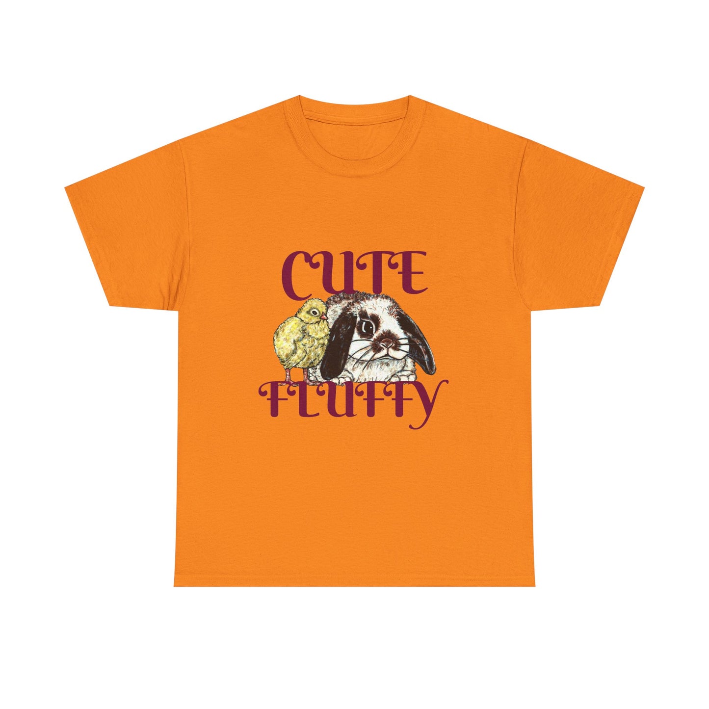 Cute and Fluffy Unisex Heavy Cotton Tee