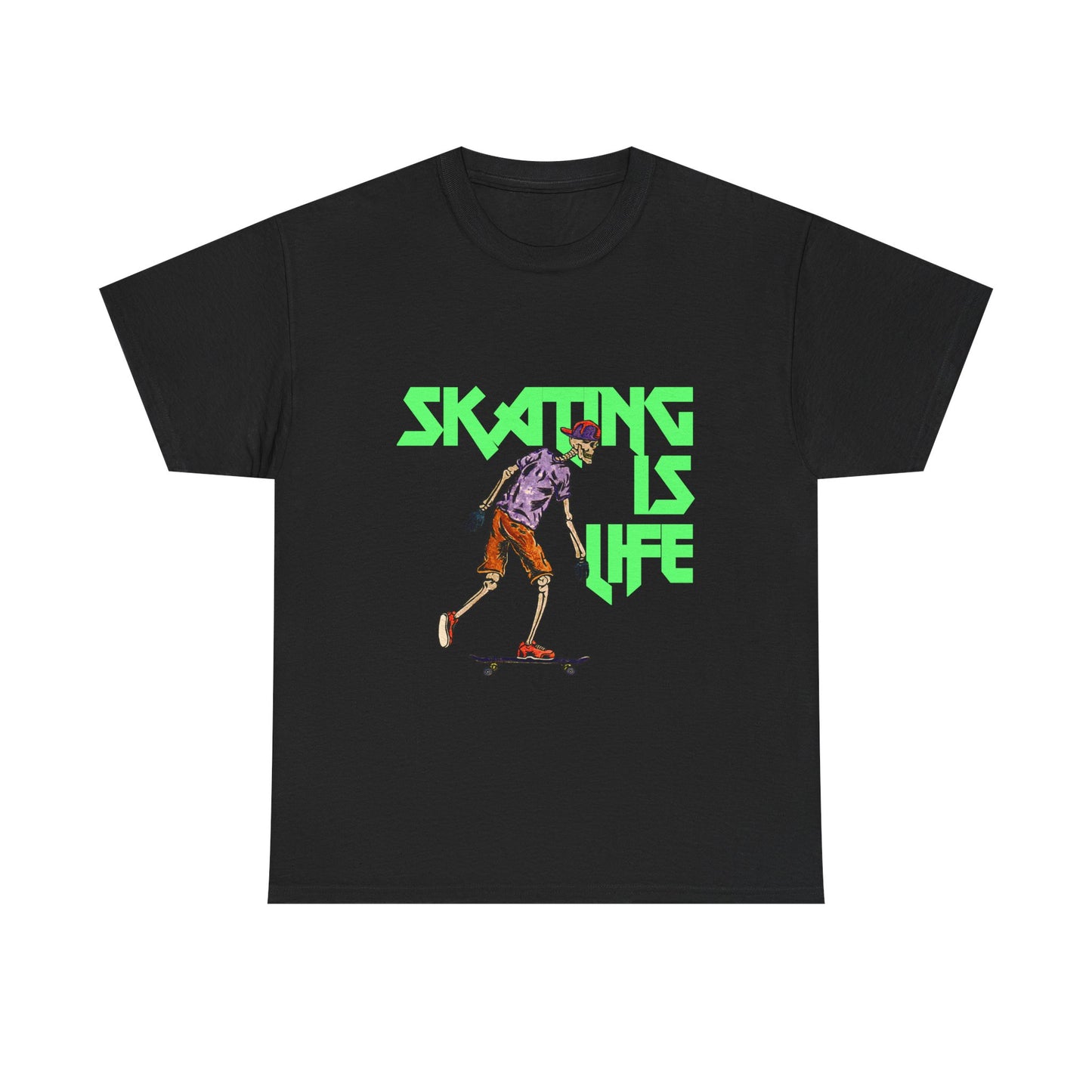 Skating is Life Unisex Heavy Cotton Tee