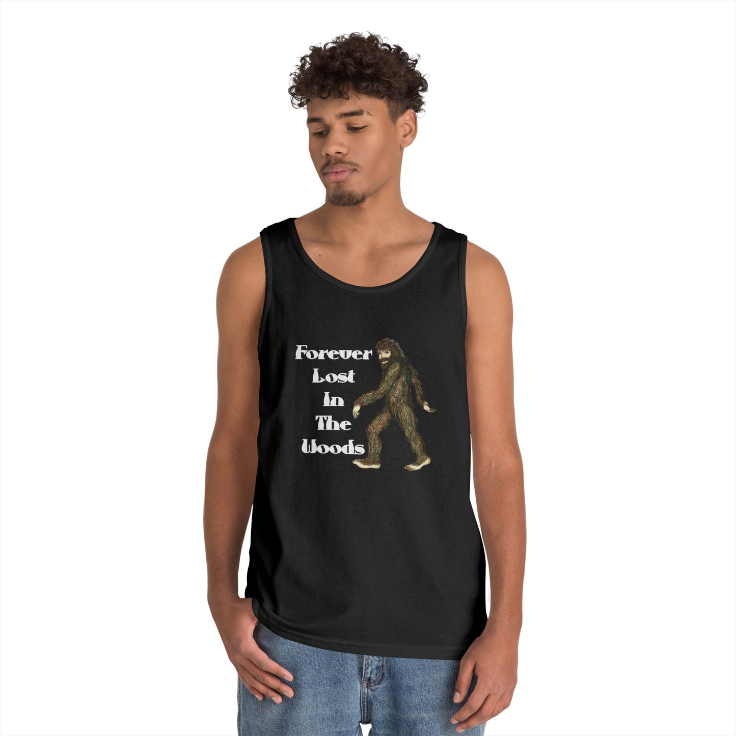 Lost in the Woods Unisex Heavy Cotton Tank Top