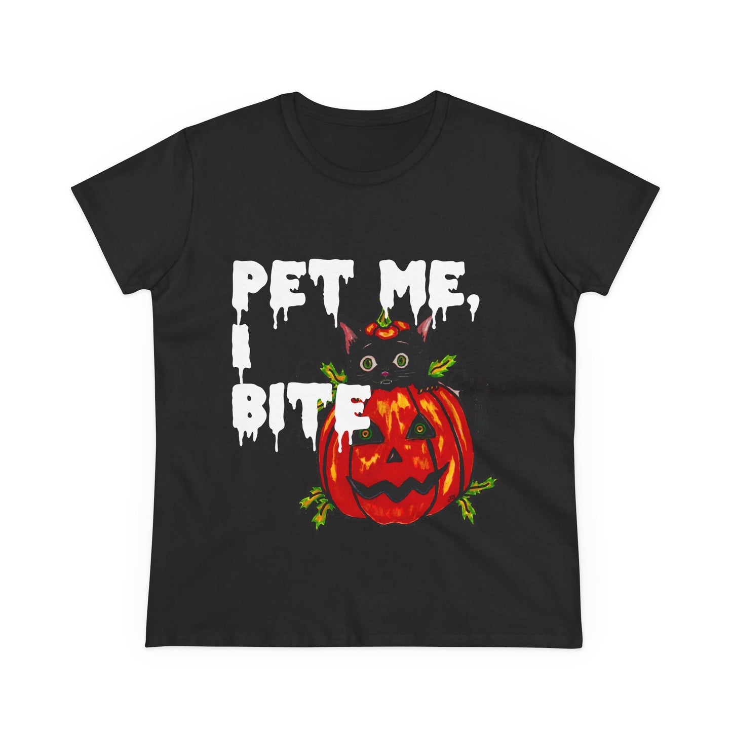 Pet Me Women's Midweight Cotton Tee