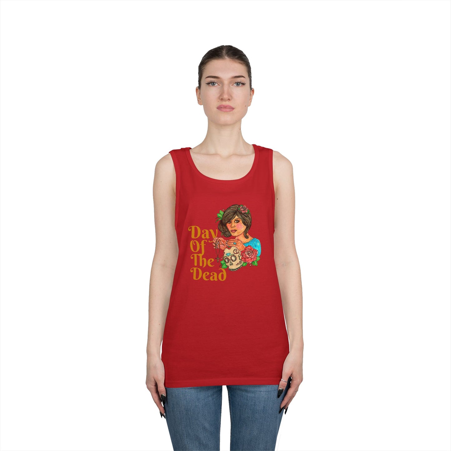 Day of the Dead Unisex Heavy Cotton Tank Top