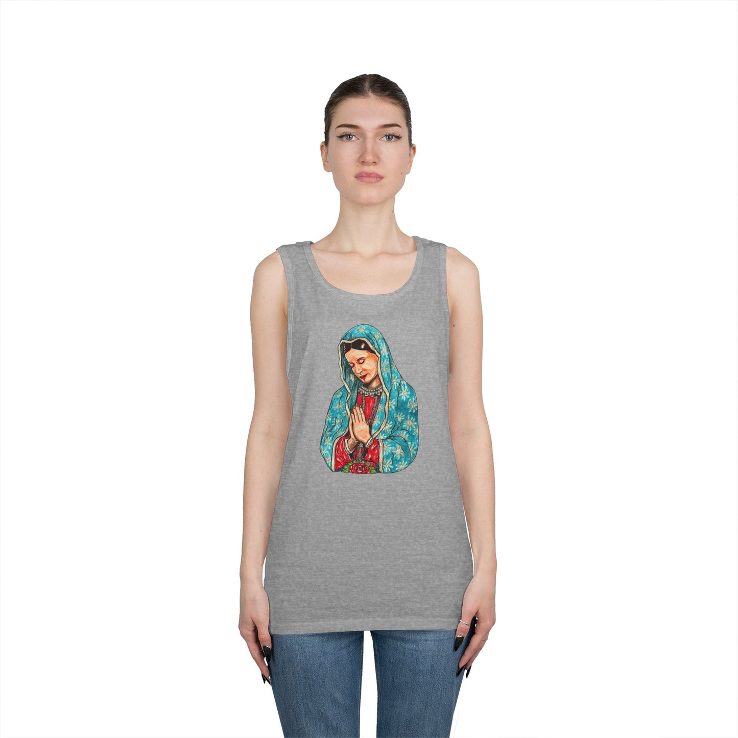 Mary Unisex Heavy Cotton Tank Top