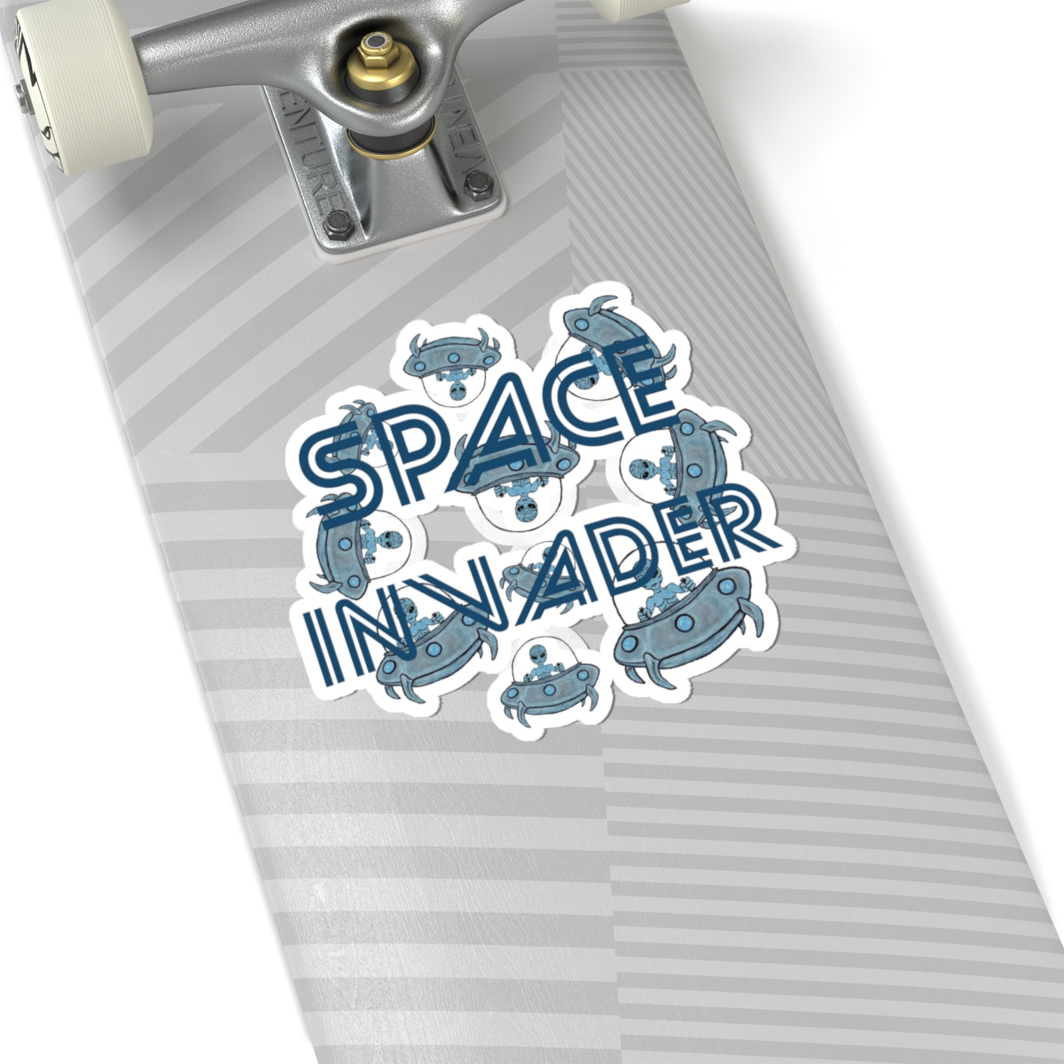 Space Invader Kiss-Cut Stickers