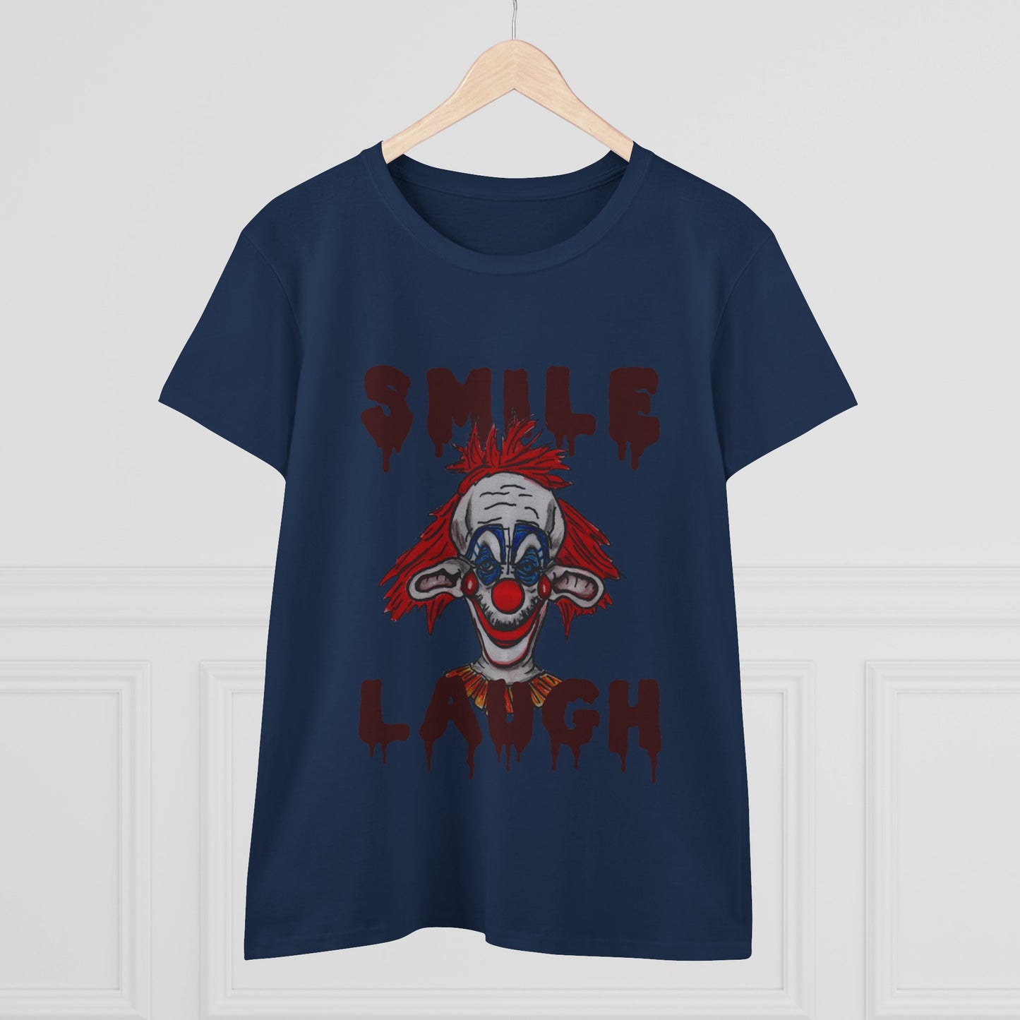 Smile, Laugh Women's Midweight Cotton Tee