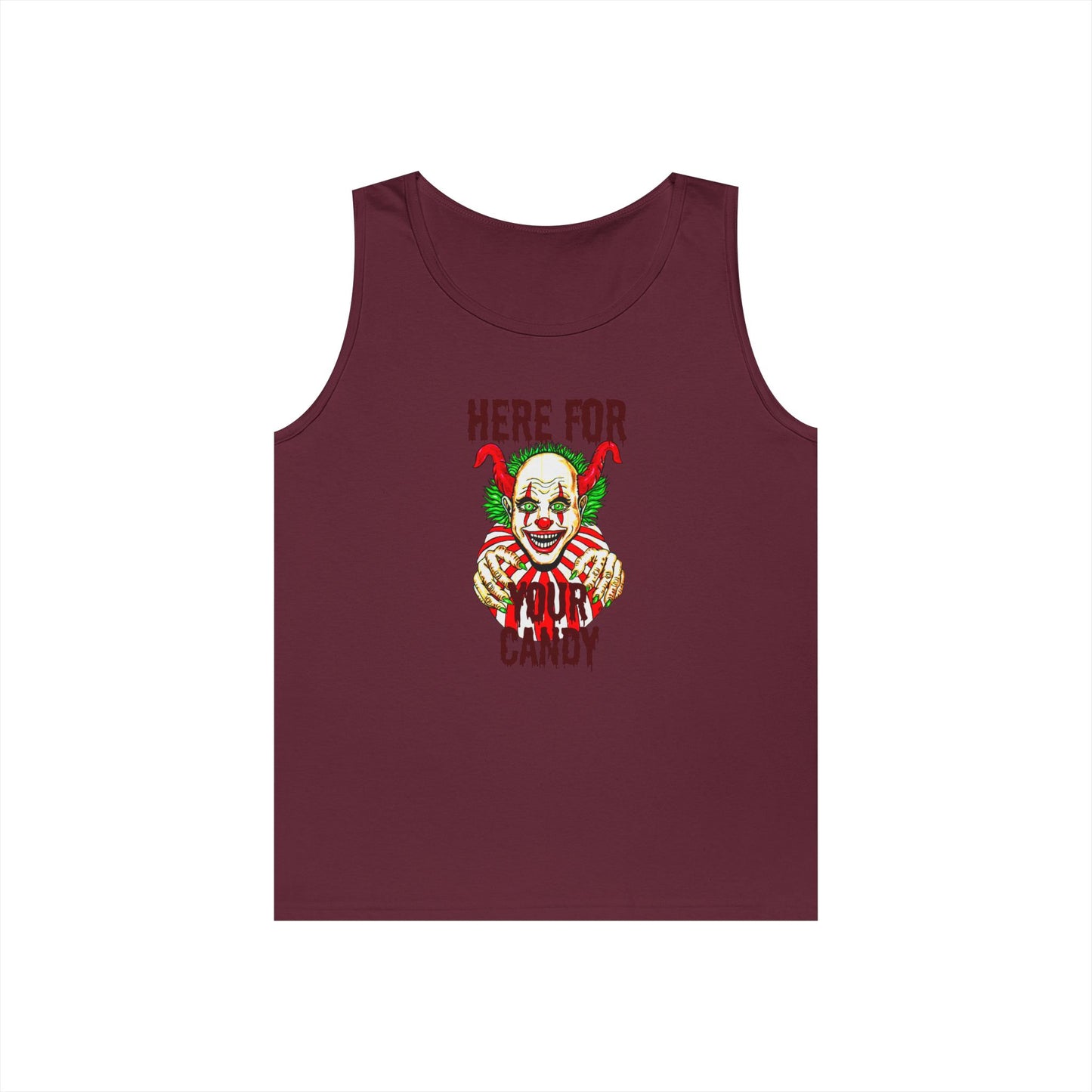 Here for Your Candy Unisex Heavy Cotton Tank Top