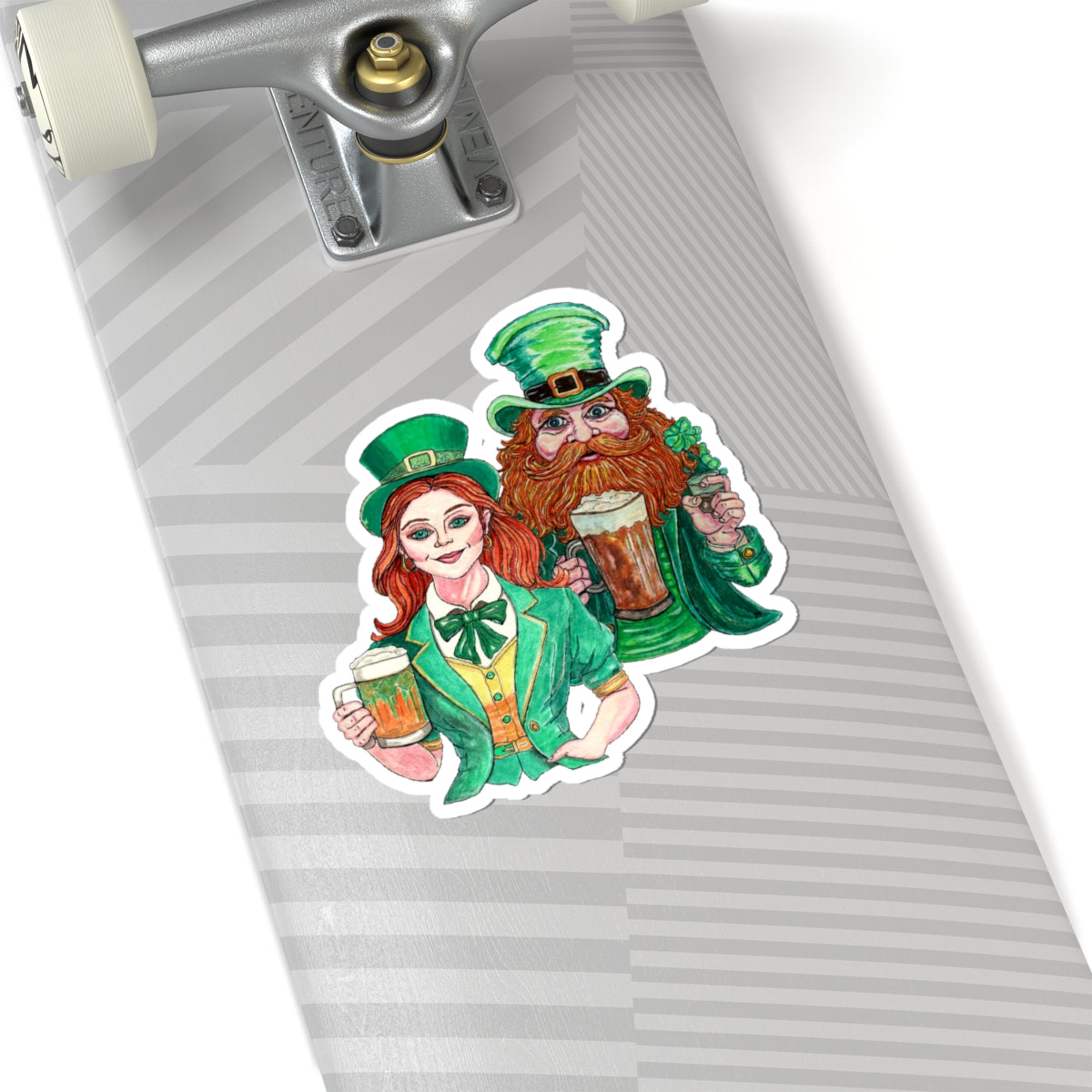 Leprechauns Kiss-Cut Stickers