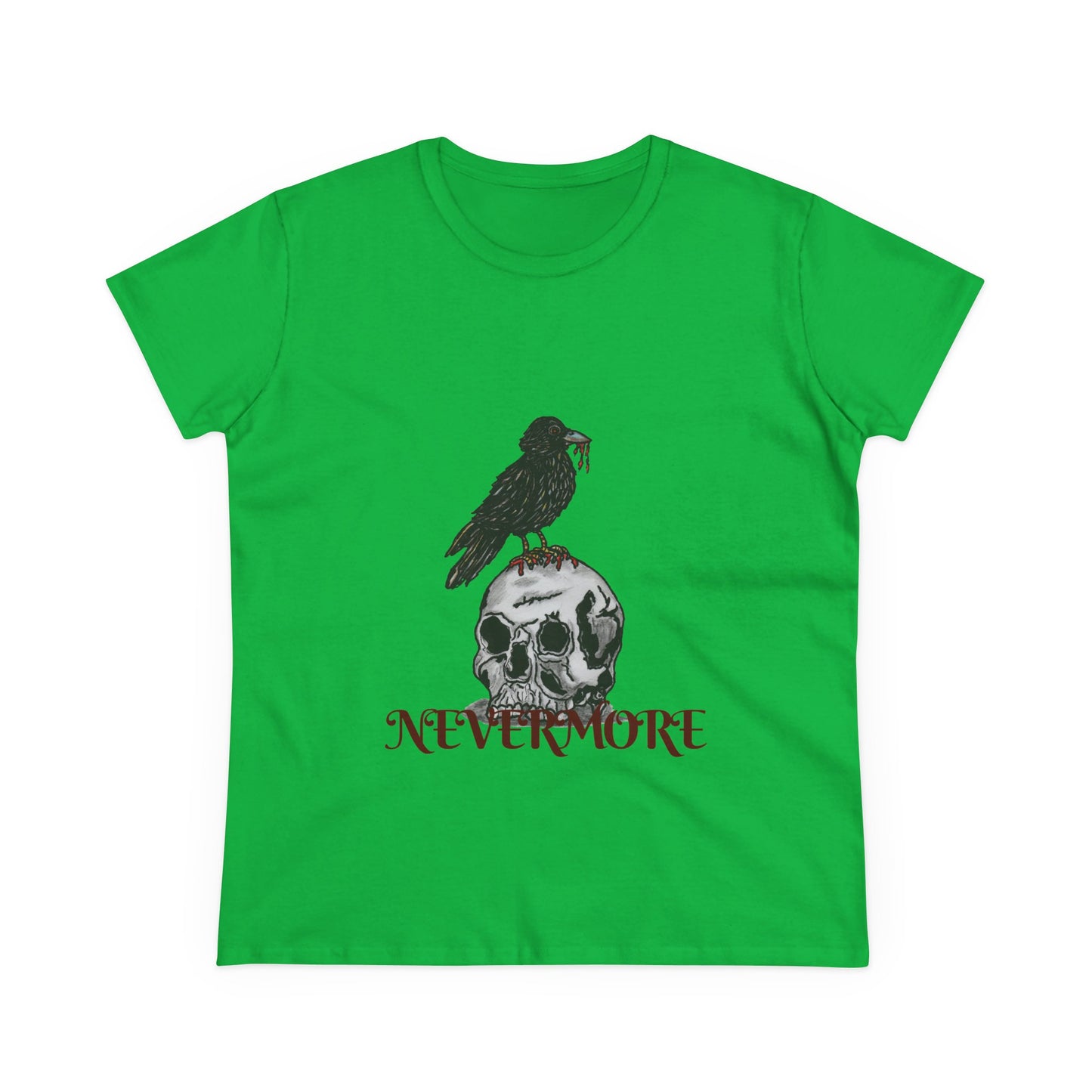 Nevermore Women's Midweight Cotton Tee