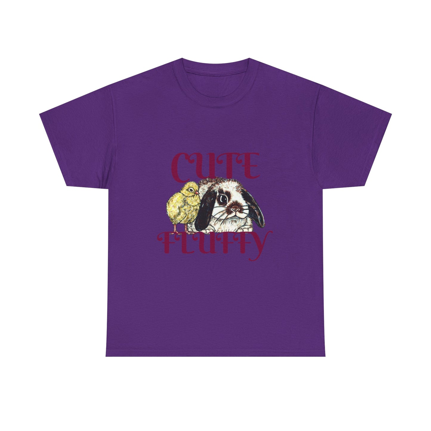Cute and Fluffy Unisex Heavy Cotton Tee