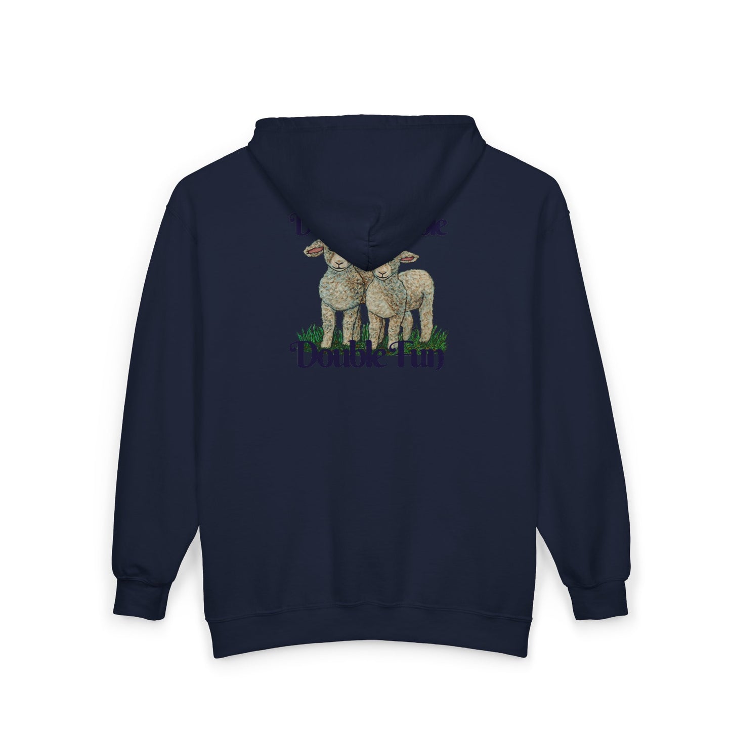 Double Trouble Double Fun Unisex Heavy Blend™ Full Zip Hooded Sweatshirt