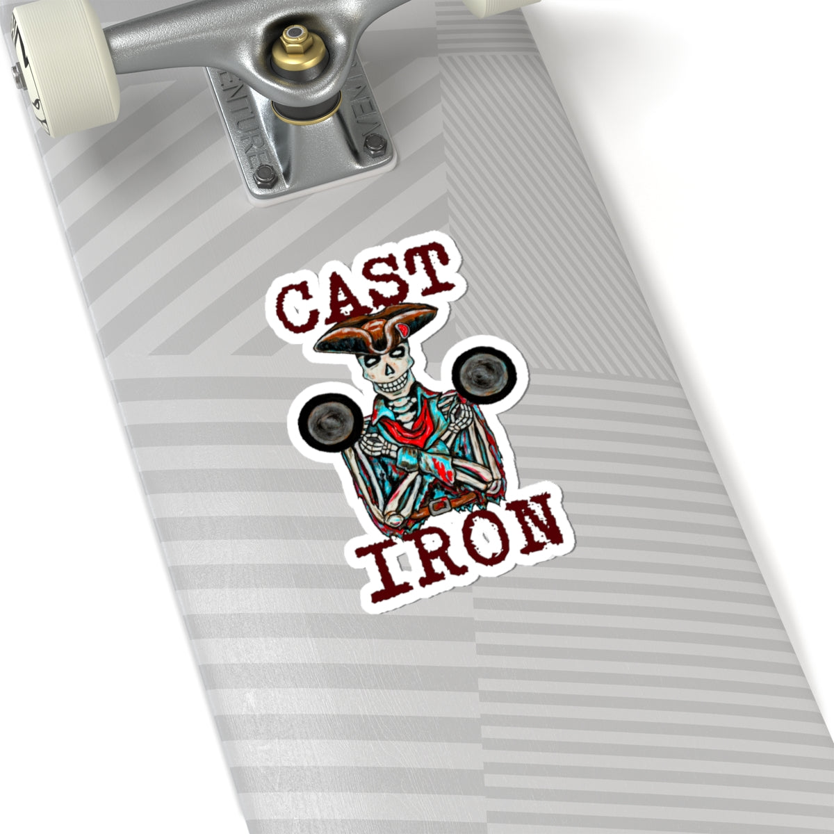 Cast Iron Kiss-Cut Stickers