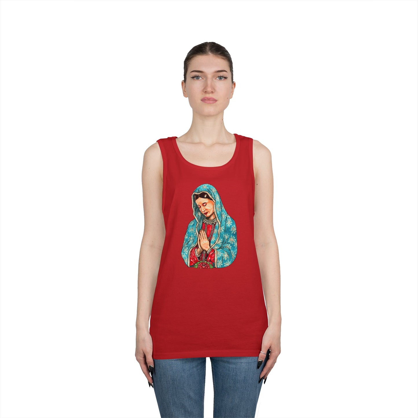 Mary Unisex Heavy Cotton Tank Top