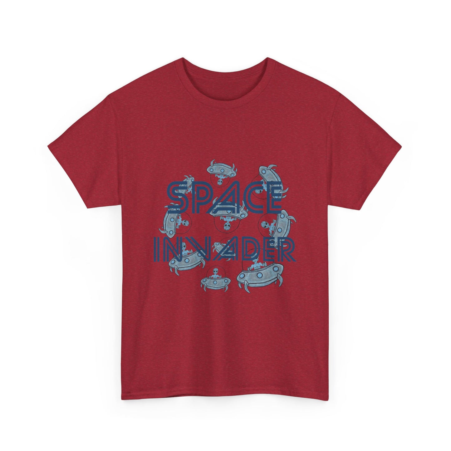 Space Invader Unisex Heavy Cotton Tee