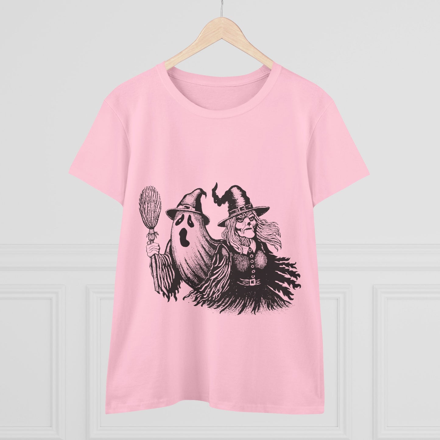 Witch and Ghost Women's Midweight Cotton Tee