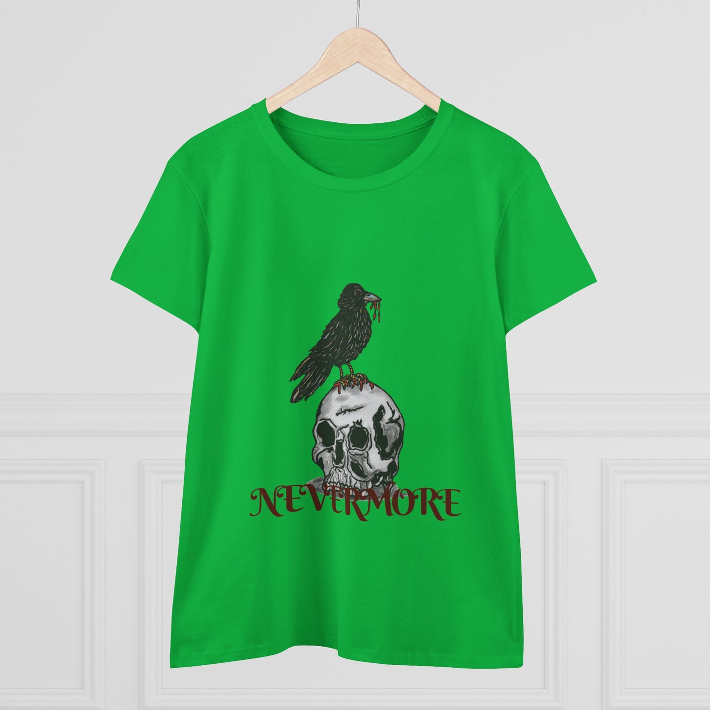 Nevermore Women's Midweight Cotton Tee